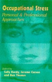 Cover of: Occupational Stress: Personal and Professional Approaches