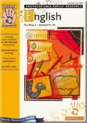 Cover of: English (Blueprints) by Jim Fitzsimmons, Rhona Whiteford