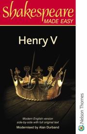 Cover of: Henry V (Shakespeare Made Easy)