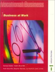 Cover of: Business at Work (Vocational Business, 1)