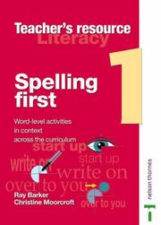 Cover of: Spelling First