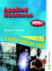 Cover of: Business for VGCSE by Richard Barrett, Glynis Frater, Paula Miles