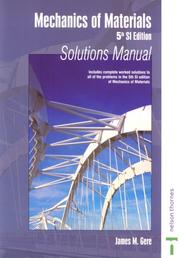 Cover of: Mechanics of Materials (Mechanics of)