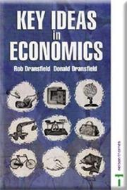 Cover of: Key Ideas in Economics