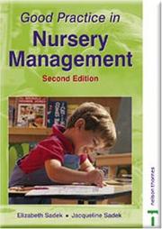 Cover of: Good Practice In Nursery Management (Good Practice)