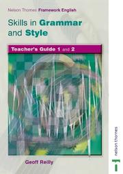 Cover of: Skills in Grammar & Style: Teacher's Guide (Nelson Thornes Framework English)