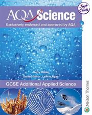 Gcse Additional Applied Science (Aqa Science) by Lawrie Ryan