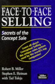 Cover of: Face-to-face Selling