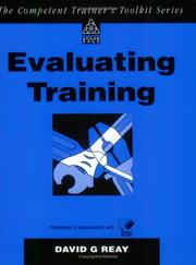 Cover of: Evaluating Training (Competent Trainer's Toolkit)