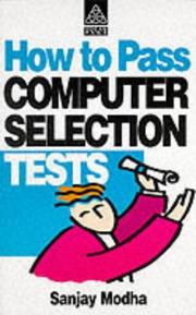 Cover of: How to Pass Computer Selection Tests