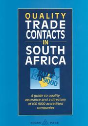 Cover of: Quality Trade Contacts in Southern Africa (Quality Trade Contacts)