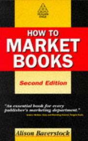 How to Market Books by Alison Baverstock