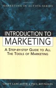 Cover of: Introduction to Marketing: A Step-By-Step Guide to All the Tools of Marketing (Marketing in Action)