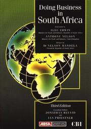 Cover of: Doing Business in South Africa