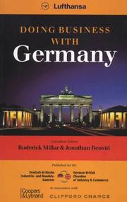 Cover of: Doing Business With Germany by Roderick Millar, Roderick Millar