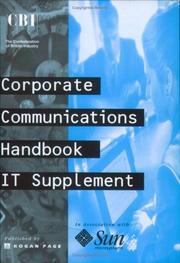 Cover of: CBI Corporate Communications Handbook