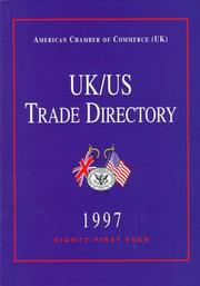 Cover of: Uk/Us Trade Directory 1997 (Anglo-American Trade Directory)