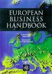 Cover of: Cbi European Business Handbook 1999 (European Business Handbook)