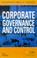 Cover of: Corporate Governance and Control (CIMA Business Skills)