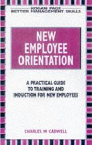 Cover of: New Employee Induction (Better Management Skills)