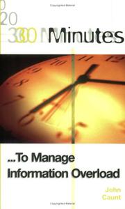 Cover of: 30 Minutes to Manage Information Overload (30 Minutes)