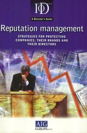 Cover of: Reputation Management (Director's Guides)