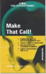 Cover of: Make That Call! (Creating Success)