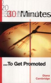 Cover of: 30 to Get Promoted (30 Minutes) by Diana Cambridge