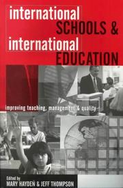 International Schools and International Education