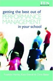 Cover of: Getting the Best Out of Performance Management in Your School