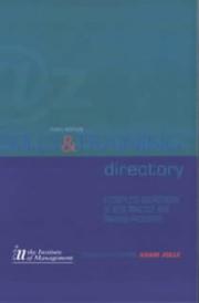 Cover of: Skills and Training Directory