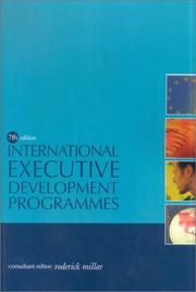 Cover of: International Executive Development Programs