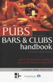 Cover of: Pubs, Bars and Clubs Handbook