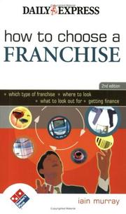 Cover of: How to Choose a Franchise