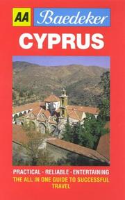 Baedeker Cyprus by James Graham-Campbell