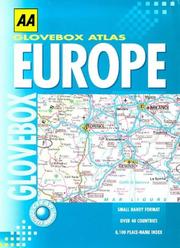 Cover of: Glovebox Atlas of Europe (AA Glovebox Atlas)