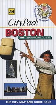 Cover of: Boston (AA Citypack) by Sue Gordon