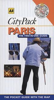 Cover of: Paris (AA Citypack) by Fiona Dunlop, Fiona Dunlop