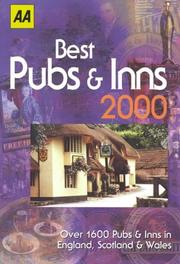 Cover of: Best Pubs and Inns (AA Lifestyle Guides)