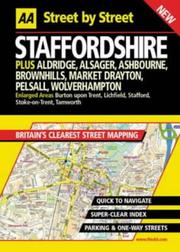 Cover of: AA Street by Street Staffordshire (AA Street by Street)