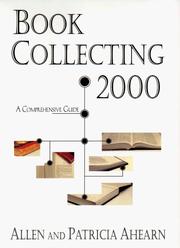 Cover of: Book collecting 2000: a comprehensive guide