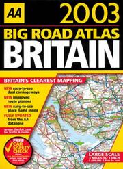 Cover of: Big Road Atlas Britain (AA Atlases)