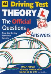 Cover of: Driving Test Theory (AA Driving Test)