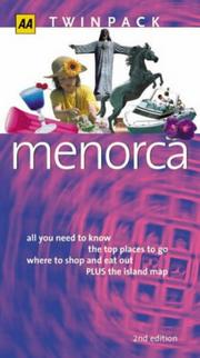 Cover of: Menorca (AA TwinPack) by Tony Kelly