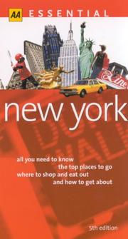 Cover of: Essential New York (AA Essential)