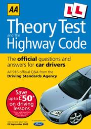 Cover of: AA Driving Test Theory and Highway Code (AA Driving Test)