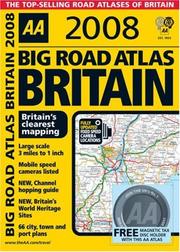 Cover of: AA 2008 Big Road Atlas Britain (Aa Atlases)