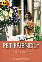 Cover of: 2008 Pet Friendly Places to Stay