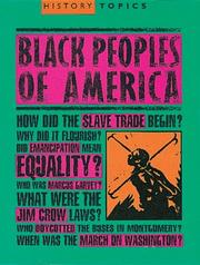 Cover of: Black Peoples of America (History Topics)