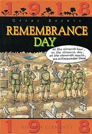 Cover of: Remembrance Day (Great Events) by Gillian Clements